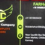 Farhan mobile visiting card Chhibramau