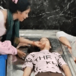 Krishna hospital me ladki ki maut Chhibramau mein